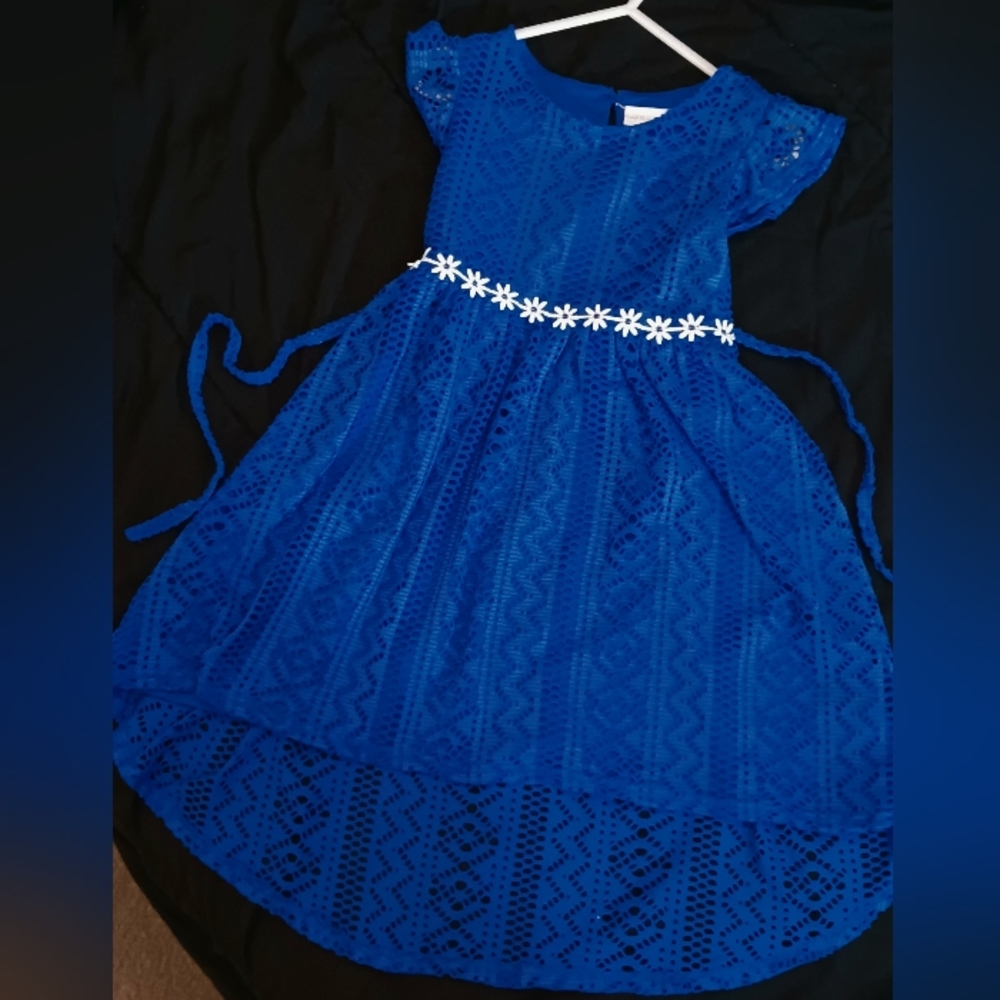 Sweet Heart Rose Dress, Size 4, Blue